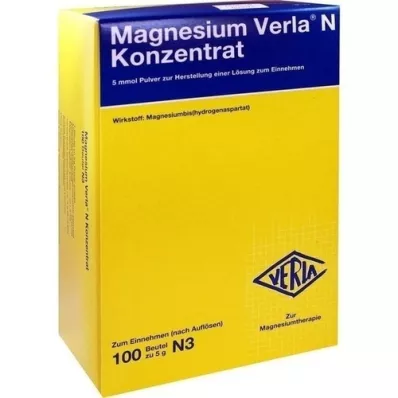 MAGNESIUM VERLA N Concentrato Plv.e.L.per lassunzione, 100 pz