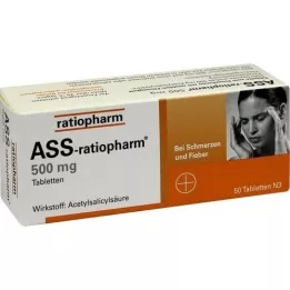 ASS-ratiopharm 500 mg compresse, 50 pz