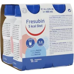 FRESUBIN 5 kcal SHOT Soluzione neutra, 4X120 ml