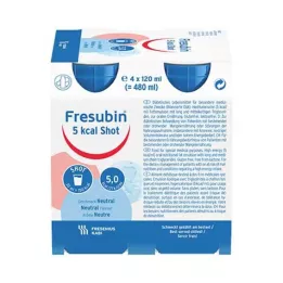 FRESUBIN 5 kcal SHOT Soluzione neutra, 4X120 ml