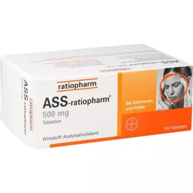 ASS-ratiopharm 500 mg compresse, 100 pz