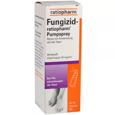 FUNGIZID-ratiopharm pompa spray, 40 ml