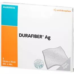 DURAFIBER Medicazione Ag 15x15 cm, 5 pz