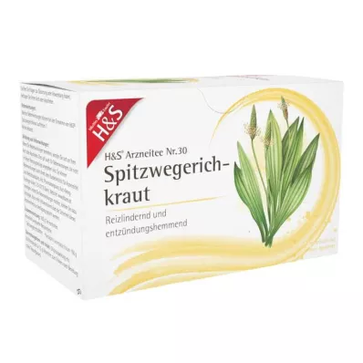 H&S Sacchetto filtrante per erbe di Ribwort, 20X1,5 g H&S Sacchetto filtrante per erbe di Ribwort, 20X1,5 g