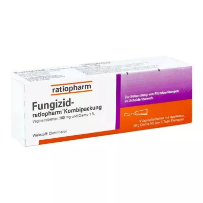 FUNGIZID-ratiopharm 3 compresse vaginali + 20g di crema, 1 p