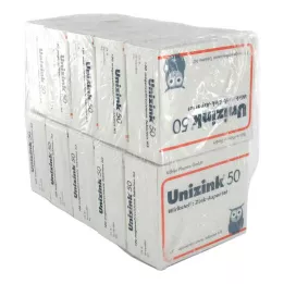UNIZINK 50 compresse rivestite con enterici, 10X100 pz