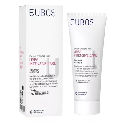 EUBOS TROCKENE HAUT Urea 10% crema per i piedi, 100 ml