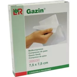 GAZIN Garza comp.7,5x7,5 cm sterile 8x, 5X2 pz