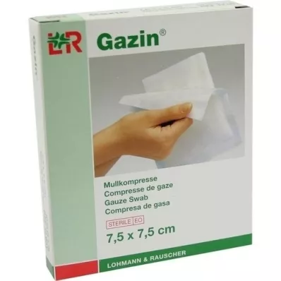 GAZIN Garza comp.7,5x7,5 cm sterile 8x, 5X2 pz
