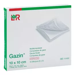 GAZIN Garza 10x10 cm sterile 8x, 5X2 pz