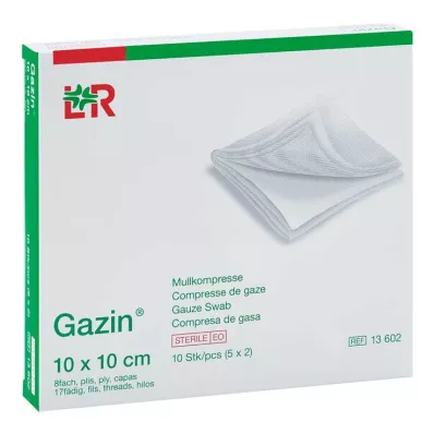 GAZIN Garza 10x10 cm sterile 8x, 5X2 pz