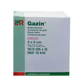GAZIN Garza compressa 5x5 cm sterile 8x, 25X2 pz