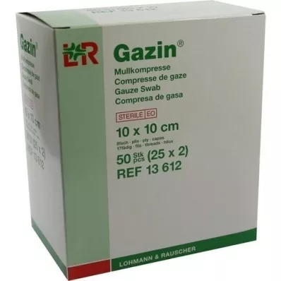 GAZIN Garza 10x10 cm sterile 8x, 25X2 pz