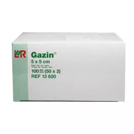 GAZIN Garza compressa 5x5 cm sterile 8x, 50X2 pz