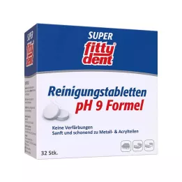 FITTYDENT Pastiglie super detergenti, 32 pezzi