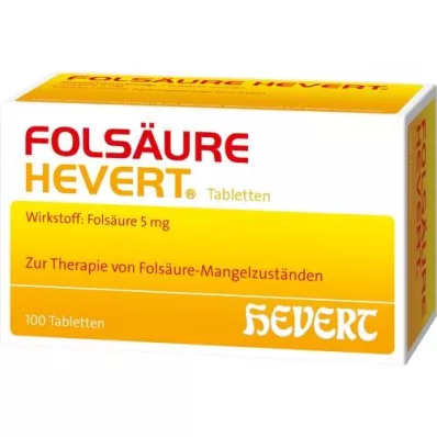 FOLSÄURE HEVERT Compresse, 100 pz