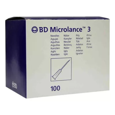 BD MICROLANCE Cannula 24 G 1 0,55x25 mm, 100 pz BD MICROLANCE Cannula 24 G 1 0,55x25 mm, 100 pz