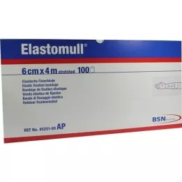 ELASTOMULL Fascia di fissaggio elastica 6 cmx4 m 45251, 100 pz