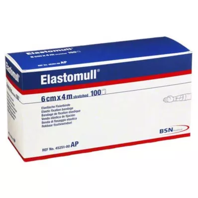 ELASTOMULL Fascia di fissaggio elastica 6 cmx4 m 45251, 100 pz