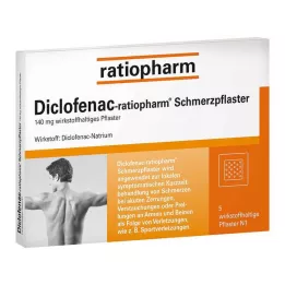 DICLOFENAC-cerotto antidolorifico ratiopharm, 5 pz