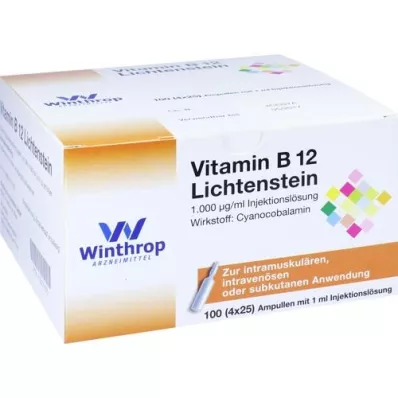 VITAMIN B12 1.000 μg Fiale Lichtenstein, 100X1 ml