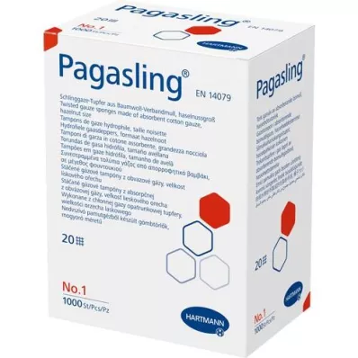 PAGASLING Tamponi di garza non sterili misura 1 nocciola, 1000 pz