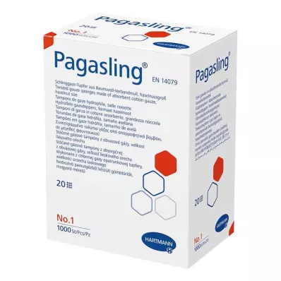 PAGASLING Tamponi di garza non sterili misura 1 nocciola, 1000 pz