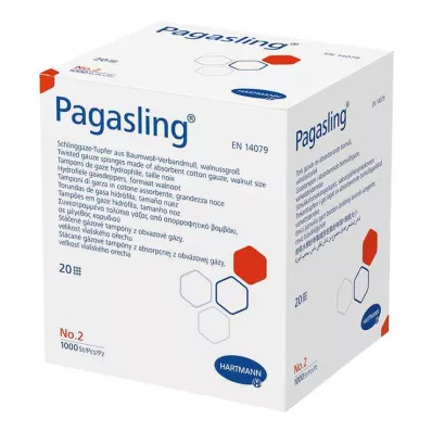 PAGASLING Tamponi di garza non sterili misura 2 noce, 1000 pz