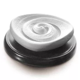 DUFTSTEIN Piastra ceramica a spirale energetica nera, 1 pz