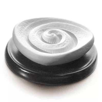 DUFTSTEIN Piastra ceramica a spirale energetica nera, 1 pz
