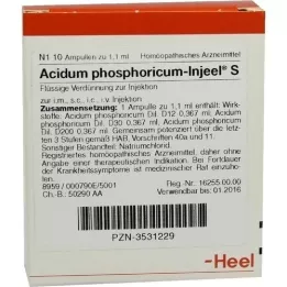 ACIDUM PHOSPHORICUM INJEEL Fiale S, 10 pz