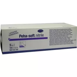 PEHA-SOFT nitrile Unt.Hand.unste.puderfrei S, 100 pz