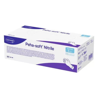 PEHA-SOFT nitrile Unt.Hand.unste.puderfrei S, 100 pz