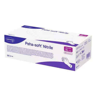 PEHA-SOFT nitrile Unt.Hand.unste.powderfree XL, 90 pz