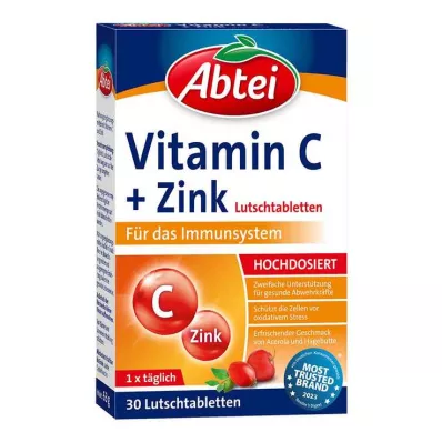 ABTEI Vitamina C più Zinco in pastiglie, 30 capsule