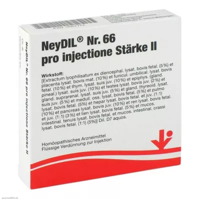 NEYDIL No.66 pro injectione St.2 Fiale, 5X2 ml