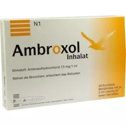 AMBROXOL Soluzione da inalare per nebulizzatore, 20X2 ml