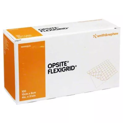 OPSITE Flexigrid transp.wound dressing 8x10 cm sterile, 100 pz