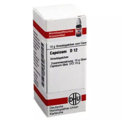 CAPSICUM D 12 globuli, 10 g