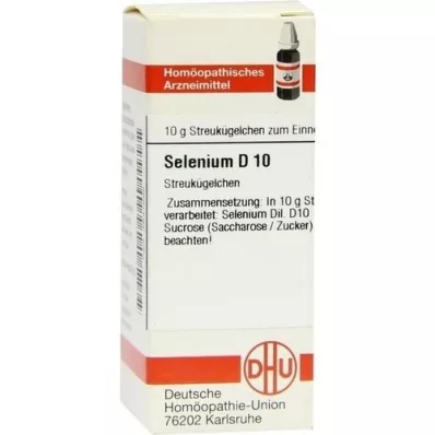 SELENIUM D 10 globuli, 10 g