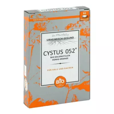 CYSTUS 052 Pastiglie organiche per la gola Arancia e Miele, 66 pz CYSTUS 052 Pastiglie organiche per la gola Arancia e Miele, 66 pz
