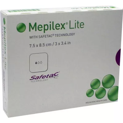 MEPILEX Medicazione Lite in schiuma 7,5x8,5 cm sterile, 5 pz