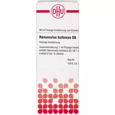 RANUNCULUS BULBOSUS D 6 Diluizione, 50 ml