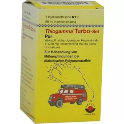 THIOGAMMA Turbo Set Pur fiale per iniezione, 50 ml