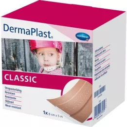 DERMAPLAST CLASSIC Cerotto per ferite 8 cmx5 m, 1 pz