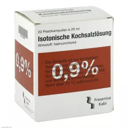 KOCHSALZLÖSUNG 0,9% plastica amp.Fresenius, 20X20 ml