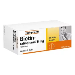 BIOTIN-RATIOPHARM compresse da 5 mg, 90 pz