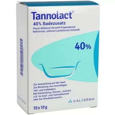 TANNOLACT Additivo per bagno, 10X10 g