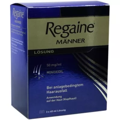 REGAINE Soluzione uomo, 3X60 ml