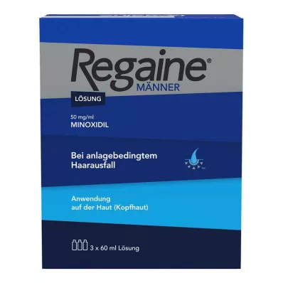 REGAINE Soluzione uomo, 3X60 ml